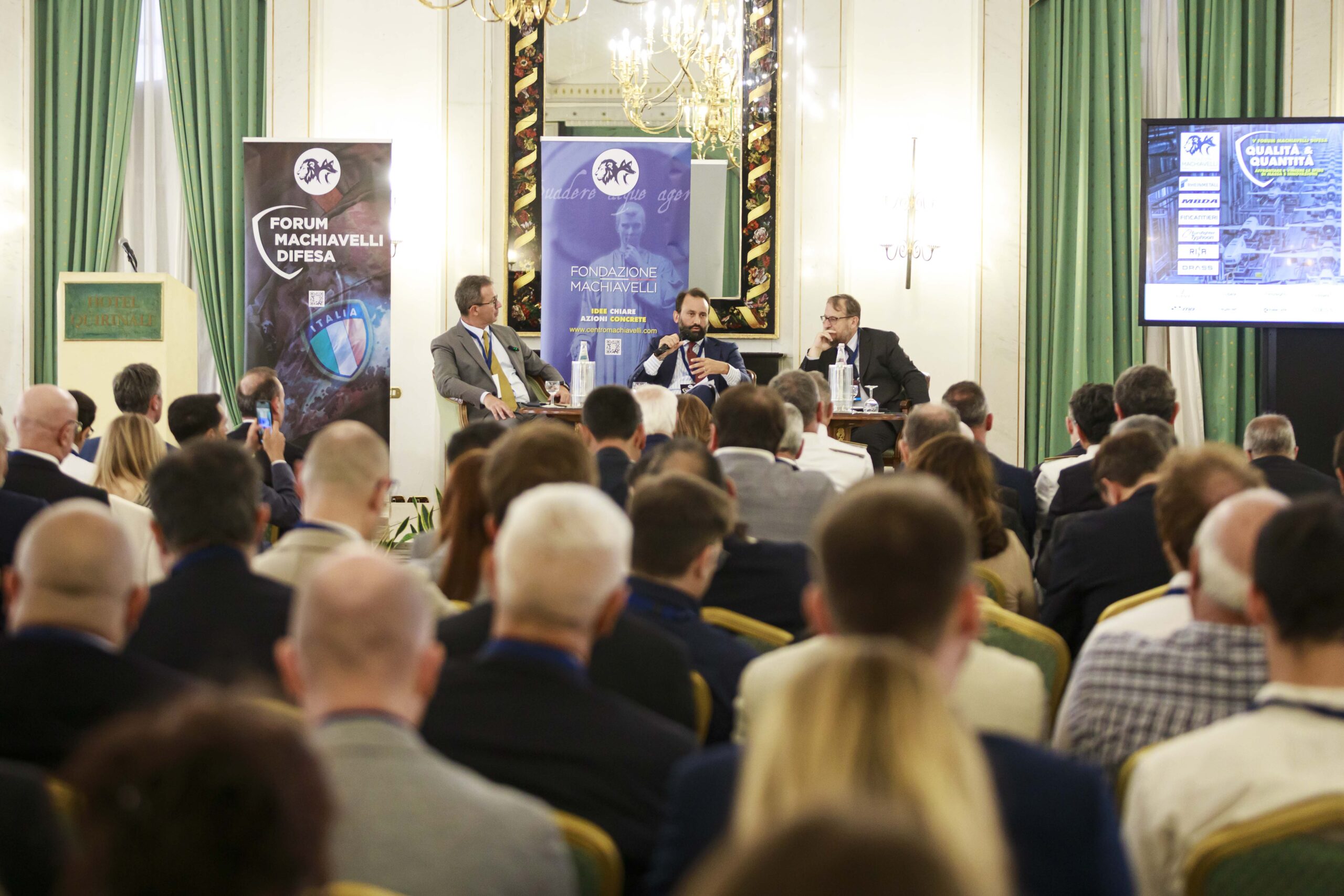 Sala Verdi durante il panel sul dominio sottomarino