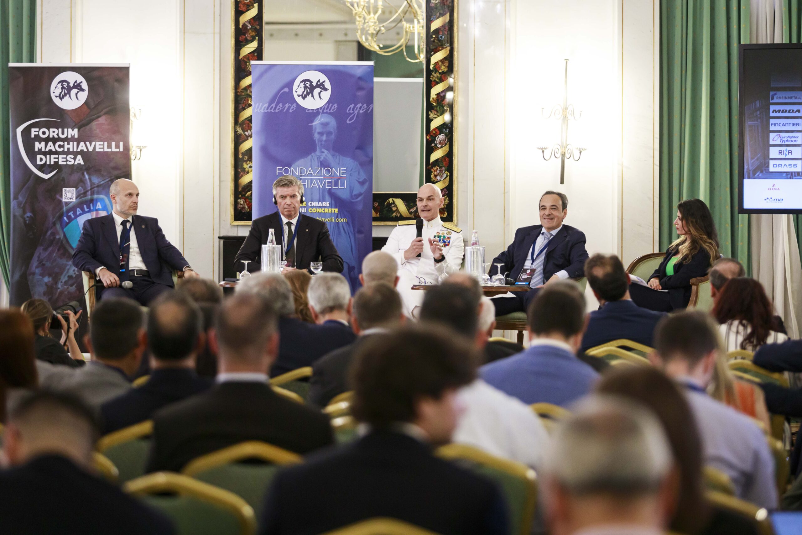 Relatori del panel High North al Forum Machiavelli Difesa 2026