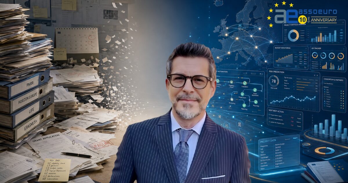 Fabrizio Canetto tra la gestione manuale dei progetti europei e gli strumenti digitali per l’europrogettazione