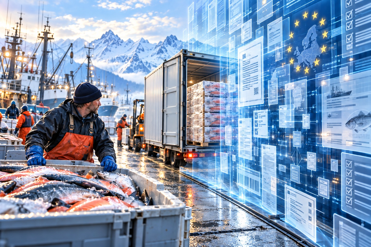 Pesca dell’Alaska e barriera digitale della tracciabilità europea