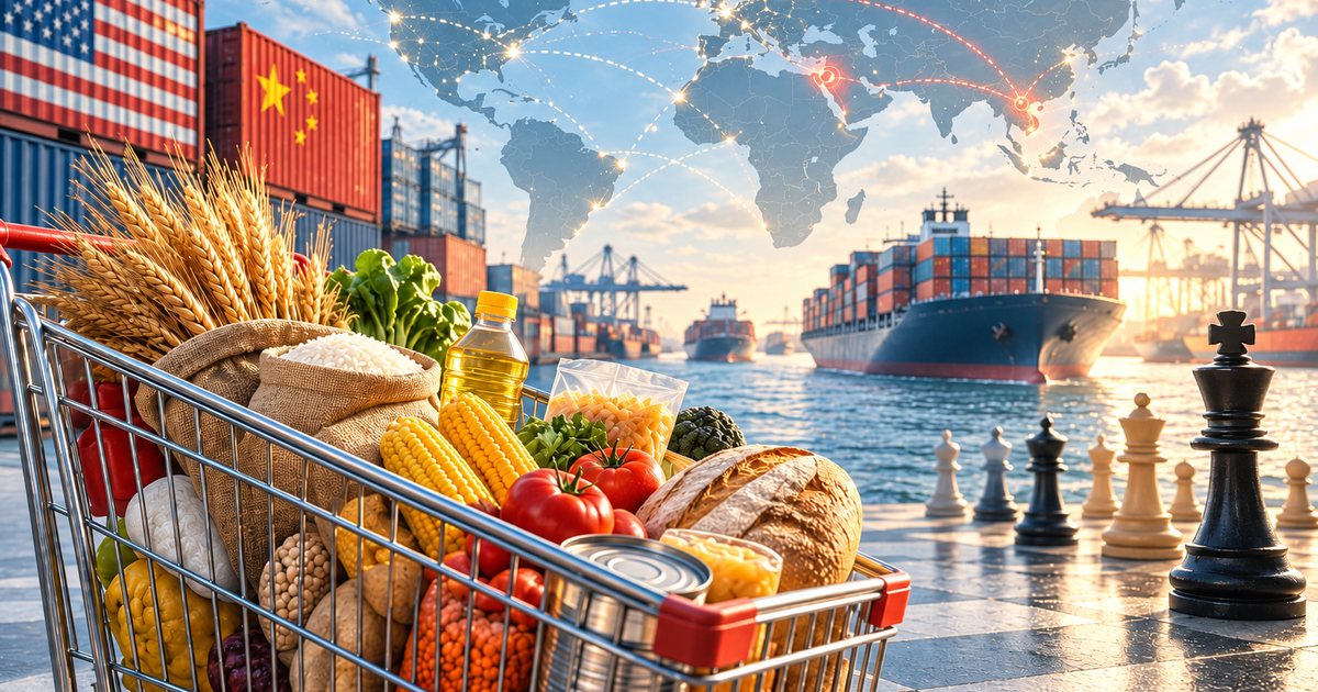 Carrello della spesa, derrate alimentari, rotte commerciali e scacchiere geopolitico: il cibo come leva strategica globale