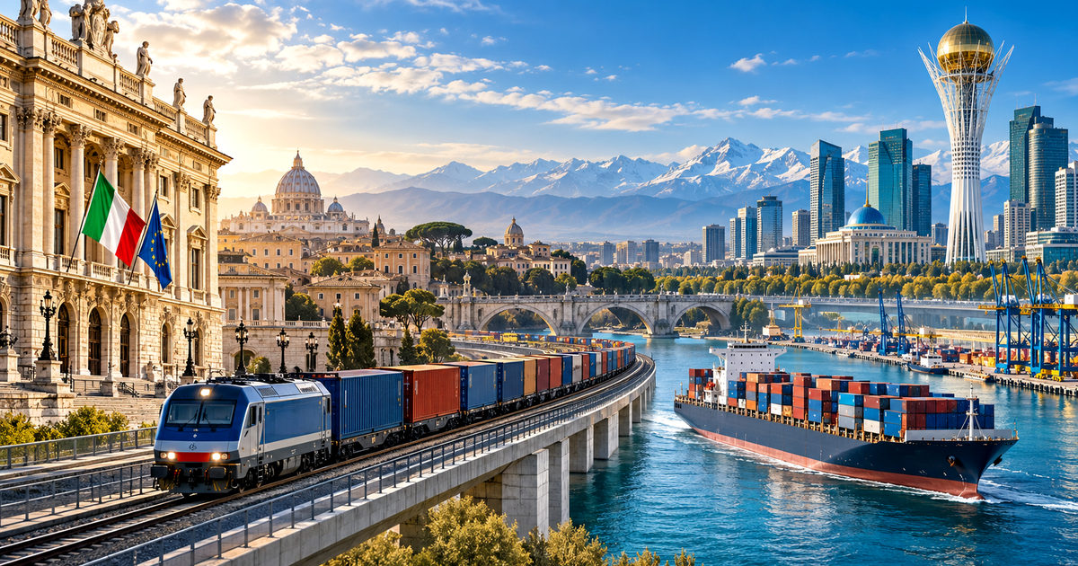 Il dialogo strategico tra Roma e Astana su Middle Corridor, commercio e cooperazione industriale