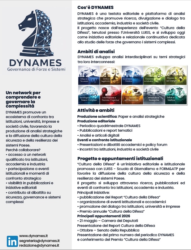 Opuscolo informativo DYNAMES