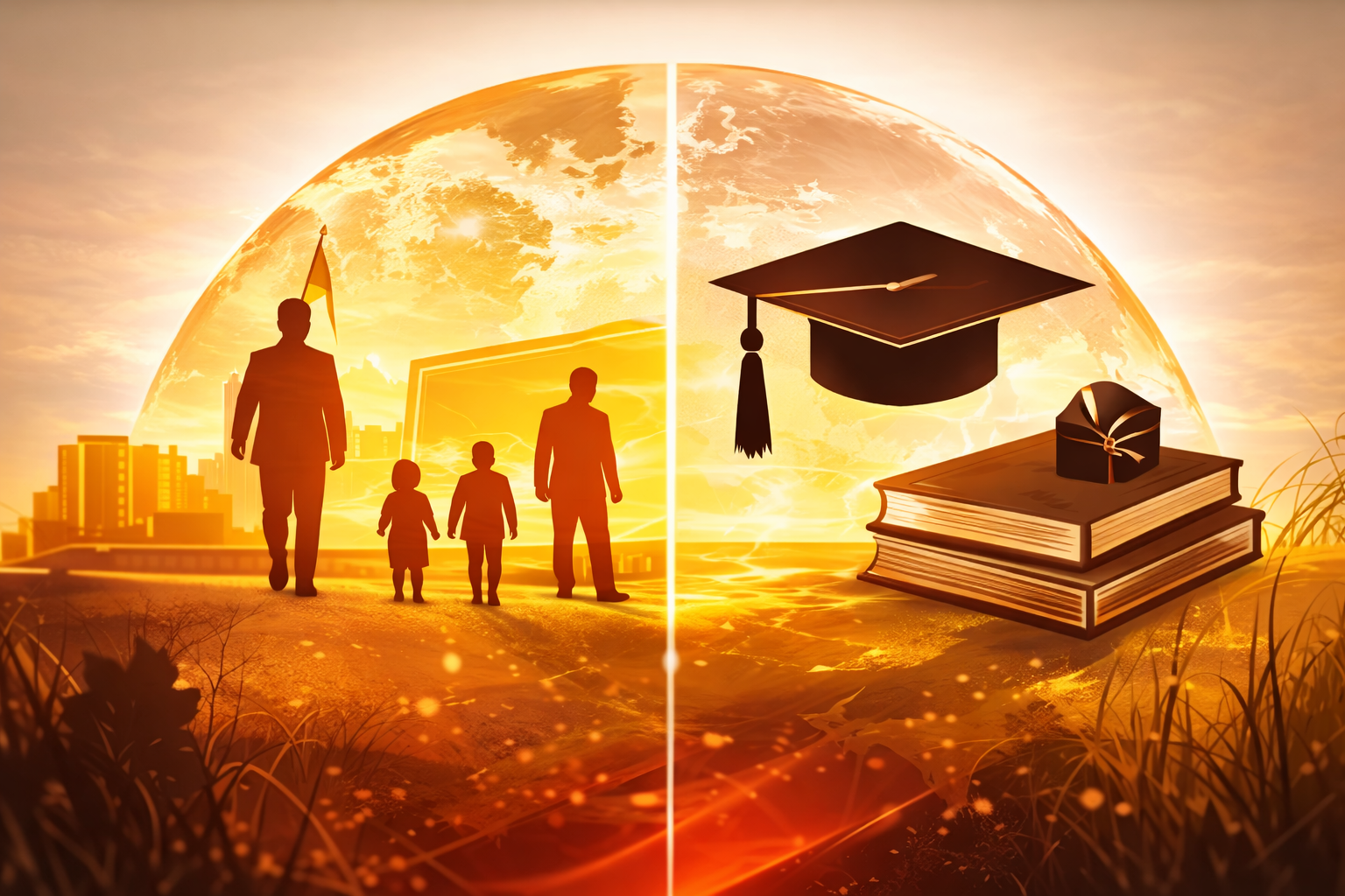 Illustrazione del tema Società ed Educazione