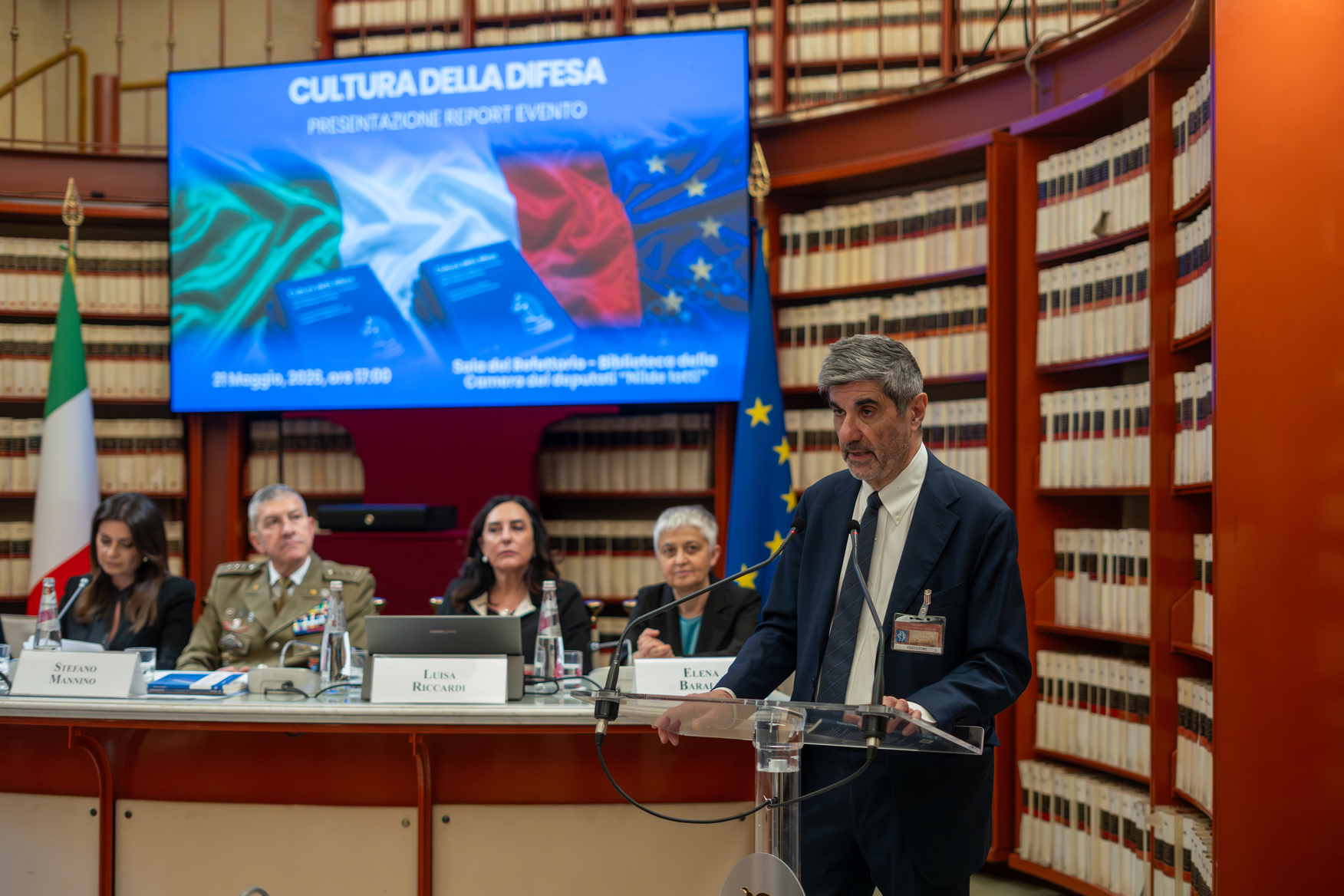 Intervento dal podio - Presentazione Report Cultura della Difesa