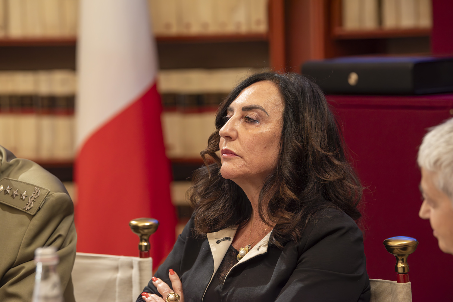 Momento di ascolto durante il panel - Presentazione Report Cultura della Difesa