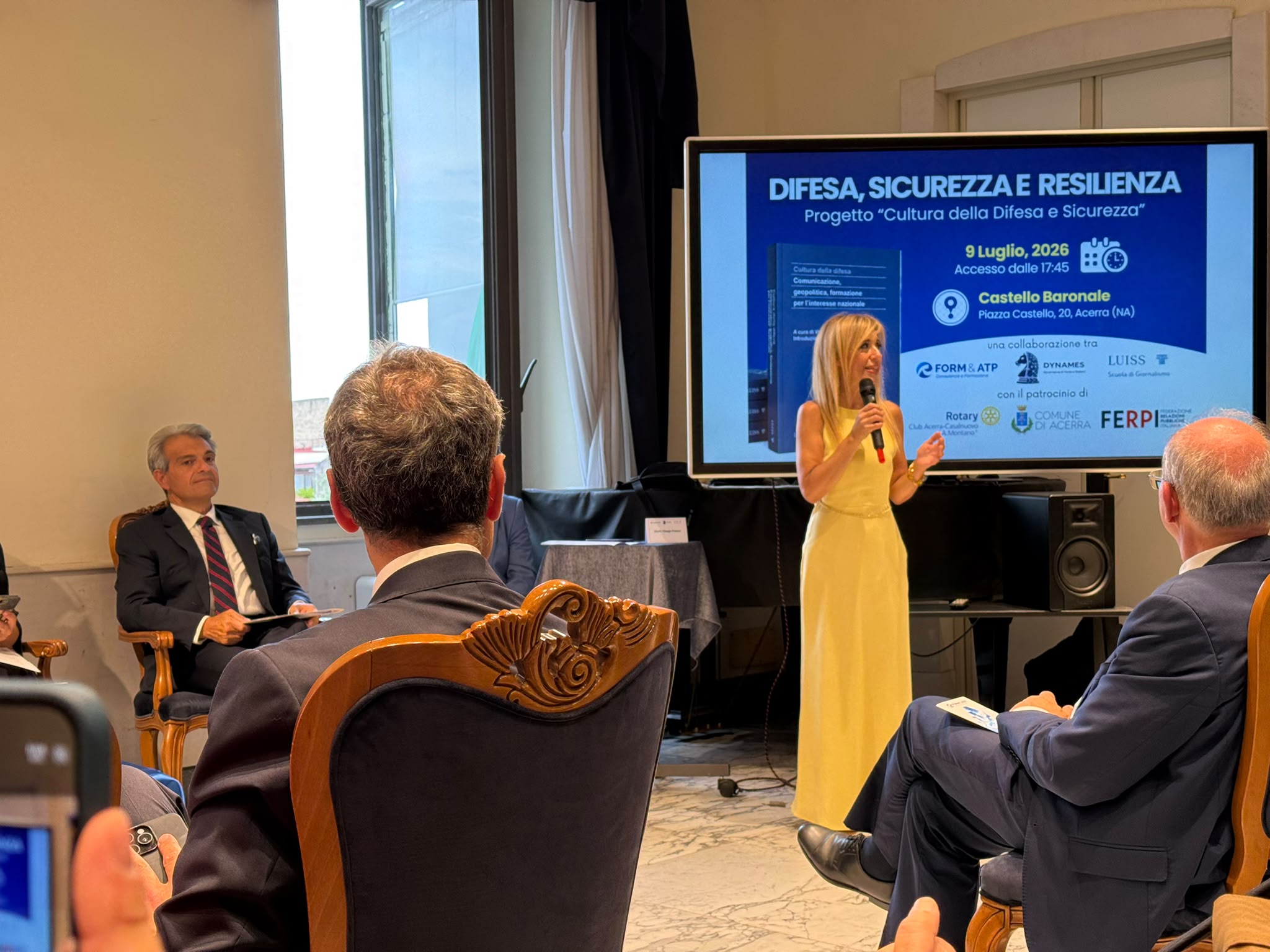 Intervento dell’Ing. Giovanna Cozzolino per FORM&ATP - Difesa, Sicurezza e Resilienza, Acerra 9 luglio 2026