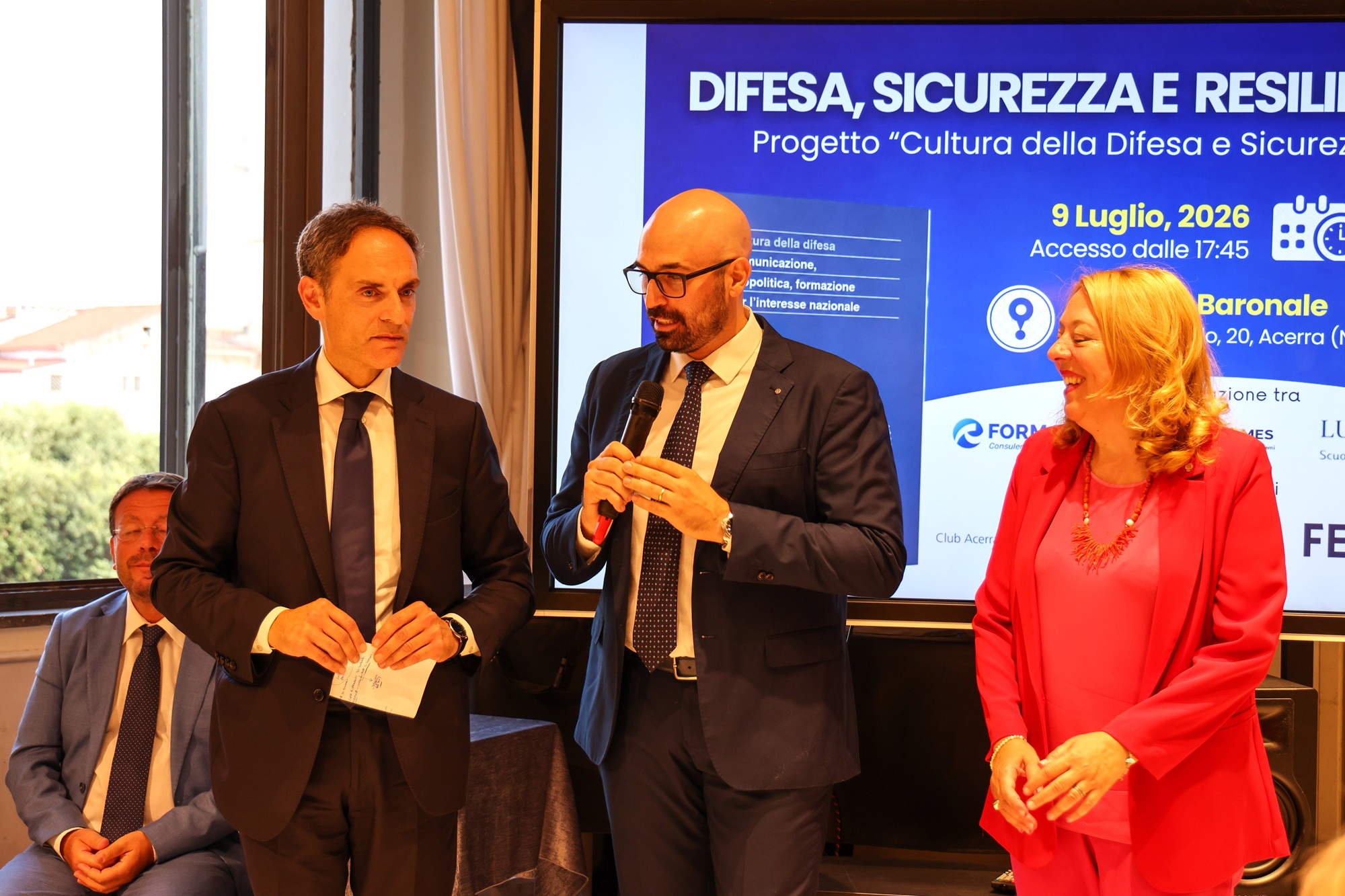 Ringraziamenti finali e momento istituzionale - Difesa, Sicurezza e Resilienza, Acerra 9 luglio 2026