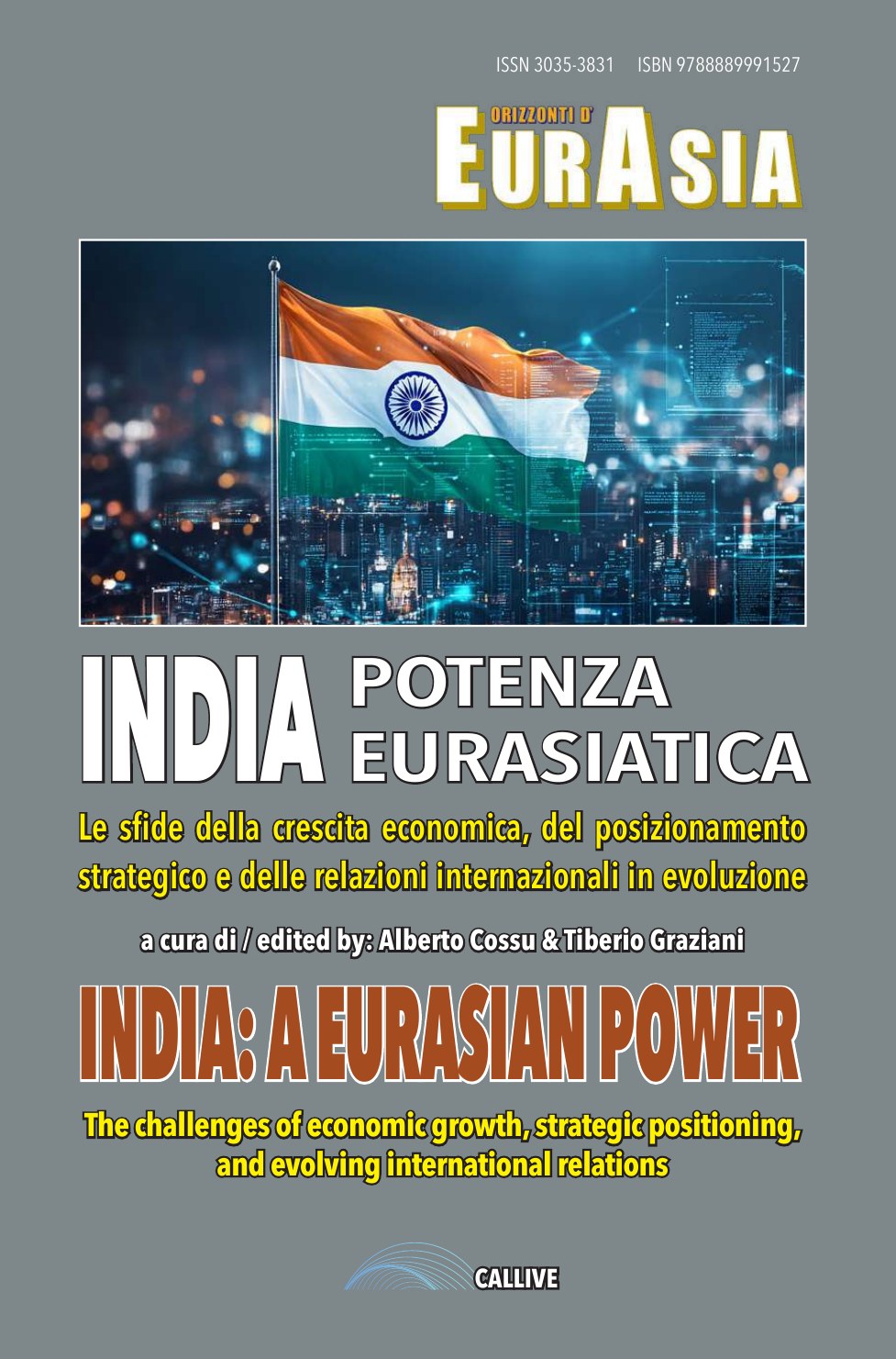 Copertina del contributo di Aniello Inverso nel volume India Potenza Eurasiatica