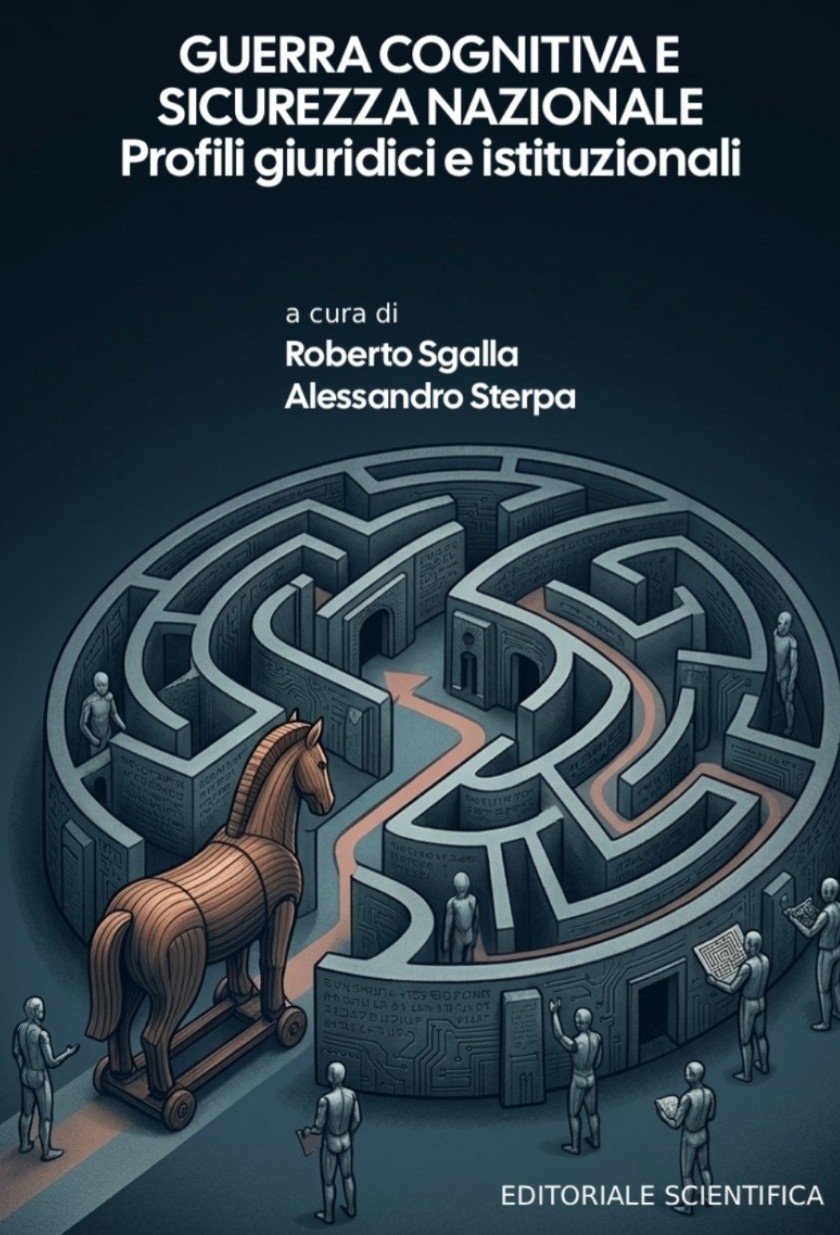 Copertina del volume Guerra cognitiva e sicurezza nazionale, a cura di Roberto Sgalla e Alessandro Sterpa